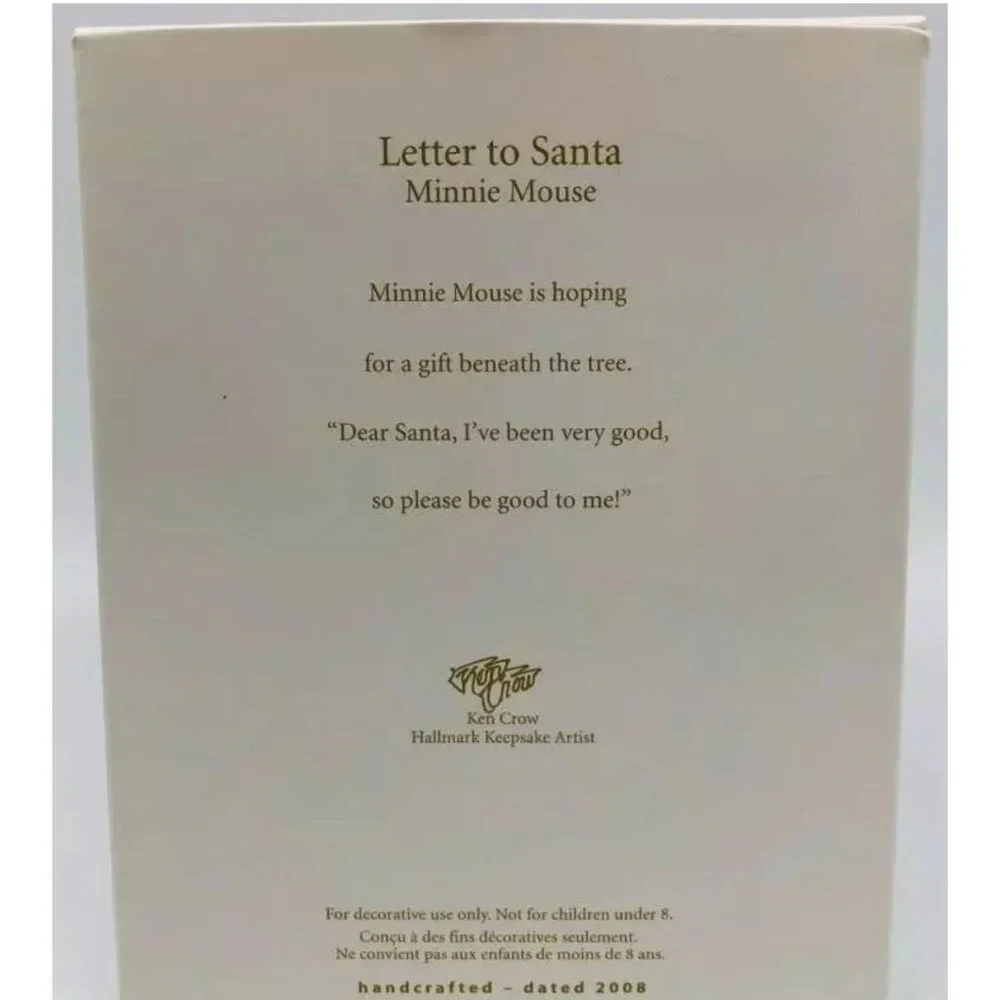 Hallmark Disney Minnie's Letter to Santa - Picture 5 of 5